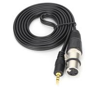 Câble de microphone - SONEW - 3,5 mm mâle vers XLR femelle - 1,5 m - PVC - Double sortie mono