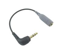 Câble De Microphone TRS À TRRS, 3.5mm, Femelle À Mâle, Adaptateur À Angle Droit, Cordon De Micro sans Fil for Rode SC3/SC4(for SC3)