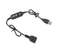 Câble de minuterie USB avec Affichage des comptes à rebours 1-24H | Cycle réglable, contrôle d ' économie d ' énergie pour les ventilateurs de refroidissement du poisson, arrêt