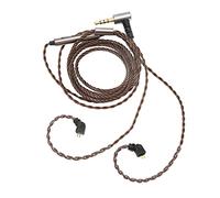 Câble de Mise à Niveau 2 Broches 0,78 Mm 3,5 Mm Prise à Angle Droit Cordon de Remplacement avec Micro pour AS10 AS06 ZST ZS3 ES4, Noyau OFC, avec Microphone, Design humanisé