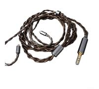 Câble de mise à niveau pour casque audio 2 broches de 3,5 mm vers 0,78 mm pour une meilleure qualité de son - Écouteurs IEM avec connecteurs plaqués or pour une qualité sonore améliorée
