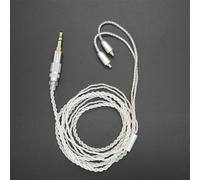 Câble de Mise à Niveau Remplacement Ligne Cordons métalliques plaqués MMCX for WESTONE AM PRO10 PRO20 PRO30 XBA-A3 XBA-A2 XBA-H3 XBA-H2 HA-FX850 Manchon en Mousse