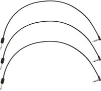 Câble De Patch FENDER 24" En Pack De 3, Droit/Angulaire