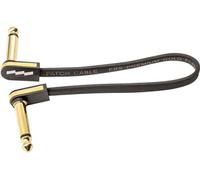 EBS Câble de patch guitare PG18 Haut de gamme Compact 18 cm Or