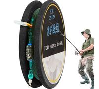 Câble de pêche sur glace, câble de pêche d'hiver | Câble de pêche en nylon avec câble d'algues de groupe,Câble de fil fluorocarbone pour carpe tacheté à haute résistance pour la pêche hivernale