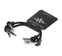 Câble de pédale d'effets de guitare à angle droit de 15,2 cm construit avec une gaine extérieure robuste pour plus de durabilité et une réduction de la perte de signal dans la chaîne d'effets (3