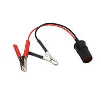 Câble de Pince de Batterie en Plastique ABS Résistant à la Chaleur, Câble de Pince de Batterie de Voiture Rallonge de Fil de Cavalier Isolée à Clipser pour Allume-Cigare DC 12-24V
