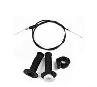 Câble de poignée d'accélérateur 22 mm pour moto tout-terrain 50 cc à 250 cc pour VTT ou quad Compatible avec les grandes marques Finition noire