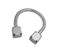 Câble de porte flexible en acier inoxydable pour transfert de puissance - Manchon de montage - Contrôle d'accès - Protection de câble Defender