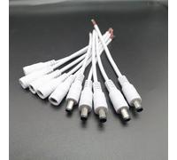 Câble de prise d'alimentation 12 V CC avec connecteur mâle femelle de 5,5 x 2,1 mm pour caméra de vidéosurveillance, ceinture lumineuse LED, surveillance de caméra de sécurité - 5 paires de fils de 15