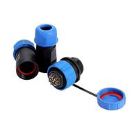 Câble de Prise de Courant d'aviation en Plastique SP21 IP68 12 Broches, Connecteur de Ligne (12 Broches)