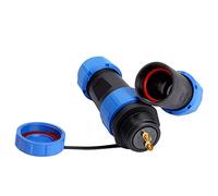 Câble de Prise de Courant d'aviation en Plastique SP21 IP68 12 Broches, Connecteur de Ligne (2 Broches)