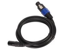 CâBle De Prise De Haut-Parleur MâLe Vers Xlr MâLe, CâBle D'extension De Haut-Parleur Xlr à 3 Broches Pour Dj Pa Gig Haut-Parleur De ScèNe 1.8m