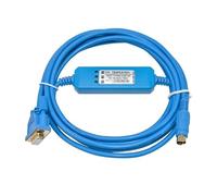 Câble de programmation PLC TSXPCX1031 Série Twido RS232 Câble de téléchargement série plaqué or durable Bleu 3 m