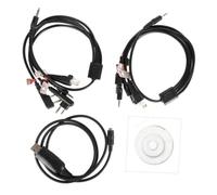 Câble de Programmation USB 8 Connecteurs pour Radioamateur Portable | Coque Abs, Cuivre et Caoutchouc Noir, Remplacement Facile, pour PC Portable et Réglage Radio