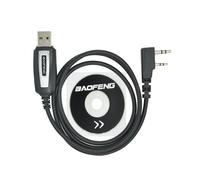 Câble de programmation USB avec CD pour radios talkie-walkie Baofeng UV-5R82, 888S, UV-S9PLUS, UV-13, 16, 17, 21Pro et Quansheng UV-K5 5R Plus