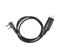 Câble de Programmation USB Compatible avec UV-5R pour Radios et - Fonctionnement Simple Plug and Play - Idéal pour les Amateurs de Radio Couleur Noire