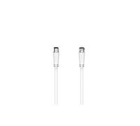 Hama Câble de raccord SAT – Connecteur fiche coax – 1,5 m – 90 dB