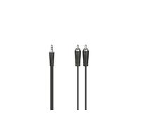 Câble de raccordement 00205112 Jack / Cinch-RCA audio [2x Cinch-RCA mâle - 1x Jack mâle 3.5 mm] 5 m noir