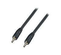 Câble de raccordement 35641 Jack audio [1x Jack mâle 3.5 mm - 1x Jack mâle 3.5 mm] 1.00 m noir