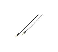 Câble de raccordement 38767 Jack audio [1x Jack mâle 3.5 mm - 1x Jack mâle 3.5 mm] 1.00 m noir