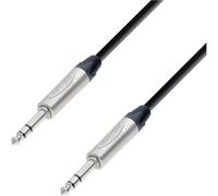 Câble de raccordement Adam Hall K5BVV0300 Jack audio [1x Jack mâle 6,3 mm (stéréo) - 1x Jack mâle 6,3 mm (stéréo)] 3 m noir