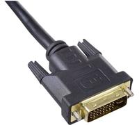 Câble de raccordement Akyga 1.8 m noir AK-AV-03 Câble DVI