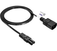 Câble de raccordement Akyga alimentation 1.5 m noir