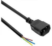 Câble de raccordement Akyga alimentation 1 m noir