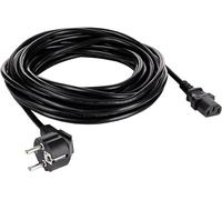 Câble de raccordement Akyga alimentation [1x Prise mâle + contact de protection - 1x Secteur femelle C13] 10 m noir