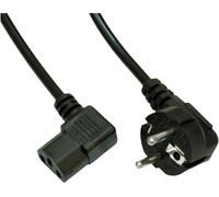 Câble de raccordement Akyga alimentation [1x Secteur femelle C13 - 1x Prise mâle + contact de protection] 3.00 m noir