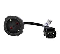 Câble de raccordement Akyga alimentation [1x Secteur mâle C14 - 1x Prise de courant + contact de protection] 0.15 m noir