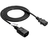 Câble de raccordement Akyga alimentation [1x Secteur mâle C14 - 1x Secteur femelle C13] 1.8 m noir