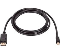 Câble de raccordement Akyga Fiche mâle DisplayPort, Fiche mâle Mini DisplayPort 1.8 m noir AK-AV-15 Câble DisplayPort