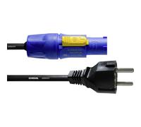 Câble de raccordement alimentation Cordial CFCA 10 S [1x Prise mâle + contact
