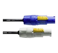 Câble de raccordement alimentation Cordial CFCA 5 FCB [1x PowerCon mâle - 1x PowerCon mâle] bleu, bl