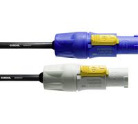 Câble de raccordement alimentation Cordial CFCA 5 FCB [1x PowerCon mâle - 1x PowerCon mâle] bleu, bl