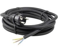 AS Schwabe Câble de raccordement en caoutchouc H07RN-F 3G1.5 Noir 4,5 m