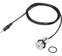 Câble de raccordement audio Jack mâle 3.5 mm - Jack femelle 3.5 mm TRU COMPONENTS Stereo-02 1434424 1.45 m argent