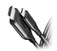 Câble de raccordement AXAGON HDMI / USB-C® Prise femelle HDMI-A 1.8 m noir