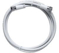 Câble de raccordement Axing MAK 500-80 [1x F mâle - 1x F mâle] 5.00 m blanc