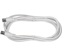 Câble de raccordement Axing SAK 151-00 [1x F à raccord rapide - 1x F à raccord rapide] 1.50 m blanc