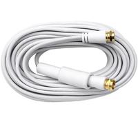 Câble de raccordement Axing SFK 999-02 [1x F mâle - 1x F mâle] 10.00 m blanc