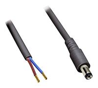 Câble de raccordement basse tension BKL Electronic 072056 DC mâle - extrémité(s) ouverte(s) 5.5 mm 2.1 mm 2.00 m 1 pc(s)