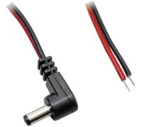 Câble de raccordement basse tension BKL Electronic 075107 DC mâle - extrémité(s) ouverte(s) 5.50 mm 2.10 mm 5.00 m 1 pc(s)