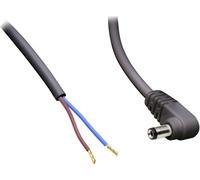 BKL ELECTRONIC Câble de raccordement Basse Tension 075167 DC mâle - extrémités de câble Ouvertes 5.50 mm 2.10 mm 0.50 m