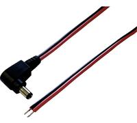 Câble de raccordement basse tension TRU COMPONENTS 1582294 DC mâle - extrémité(s) ouverte(s) 5.5 mm 2.1 mm 2.00 m 1 pc(s)