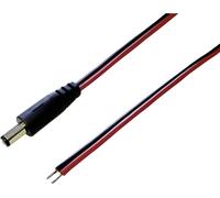Câble de raccordement basse tension TRU COMPONENTS TC-2511264 DC mâle - extrémité(s) ouverte(s) 5.50 mm 2.10 mm 0.50 m 1 pc(s)