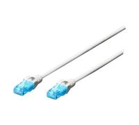 Câble de raccordement CAT 5e - DIGITUS DK-1512-030/WH - 3m - Blanc - Connecteurs à verrouillage