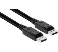 Câble de raccordement club3D DisplayPort Fiche mâle DisplayPort, Fiche mâle DisplayPort 2.00 m noir CAC-2068 ignifuge, 8K UH